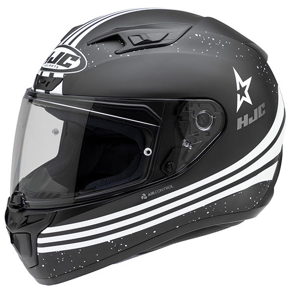 studio product photo of HJC SKU 810390208, sizes XS, SM, MD, LG, XL for motorcycle helmet, street bike, full-face helmet, and powersports use.