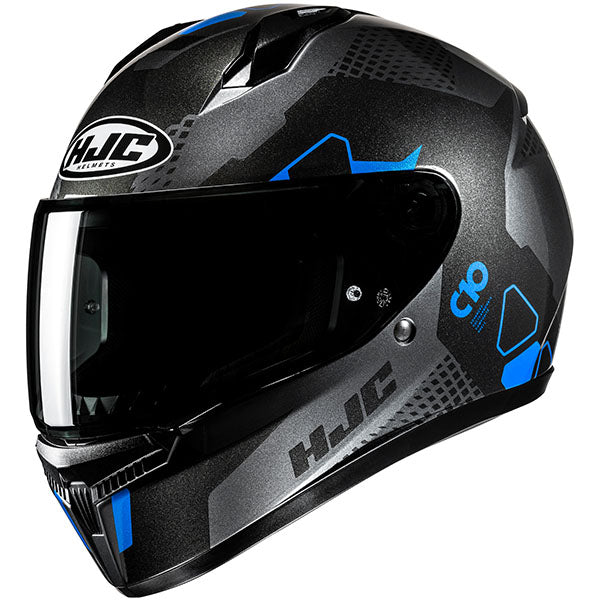 studio product photo of HJC SKU 825140106, sizes XS, SM, MD, LG, XL for motorcycle helmet, street bike, full-face helmet, and powersports use.