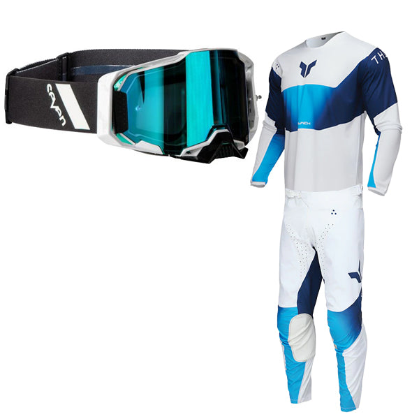 BTO Sports - Launchmode III (Jersey, Pant, Goggle Combo) (White)