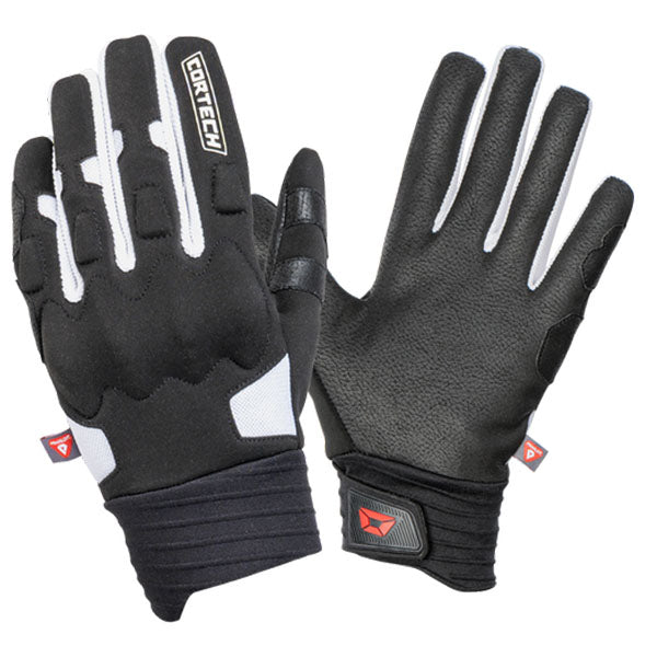 Product image of BTO 0002 Cortech BTO Insi Lite Glove White2 motocross gloves showing fit, construction, and colorway | Available at BTO Sports