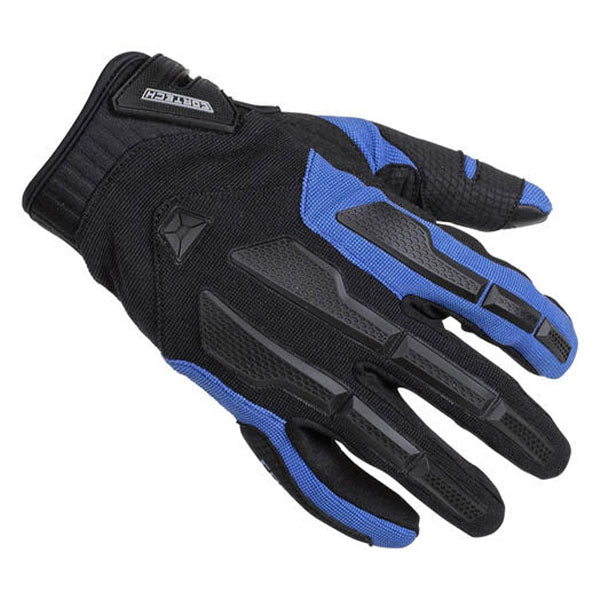 Product image of BTO 0002 Cortech BTO Mens Aero Tec Glove Blue motocross gloves showing fit, construction, and colorway | Available at BTO Sports