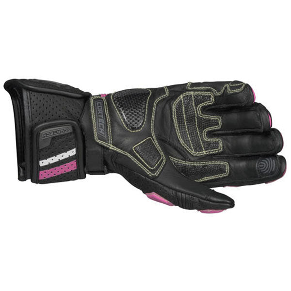 Product image of BTO 0002 Cortech BTO Revo Sport RR Glove Womens Pink2 motocross gloves showing fit, construction, and colorway | Available at BTO Sports