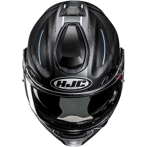 front view of HJC SKU 827133505, sizes XS, SM, MD, LG, XL for motorcycle helmet, street bike, full-face helmet, and powersports use.
