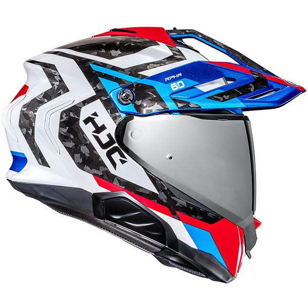 side view of HJC SKU 855102105, sizes XS, SM, MD, LG, XL for motorcycle helmet, street bike, full-face helmet, and powersports use.