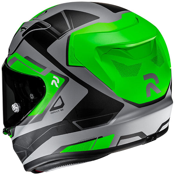 rear view of HJC SKU 872220108, sizes XS, SM, MD, LG, XL for motorcycle helmet, street bike, full-face helmet, and powersports use.