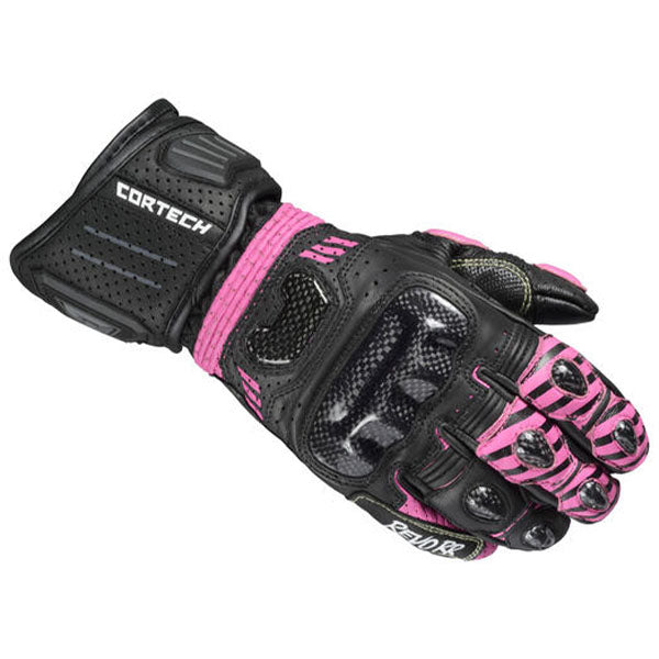 Product image of BTO 0003 Cortech BTO Revo Sport RR Glove Womens Pink1 motocross gloves showing fit, construction, and colorway | Available at BTO Sports