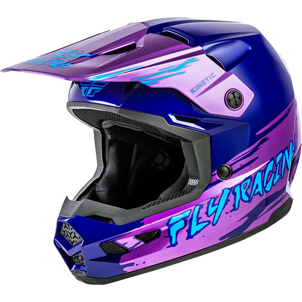 studio product photo of product in Pink/Purple/Teal for dirt bike, motocross, off road. SKU 73-872YM.
