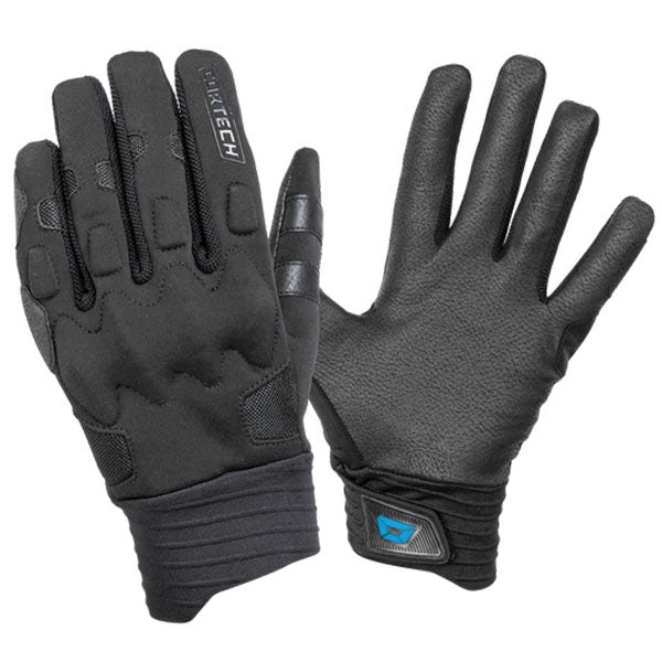 Product image of BTO 0004 Cortech BTO 2BWinddstop Lite Glove Black2 motocross gloves showing fit, construction, and colorway | Available at BTO Sports