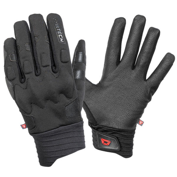 Product image of BTO 0004 Cortech BTO Insi Lite Glove Black2 motocross gloves showing fit, construction, and colorway | Available at BTO Sports