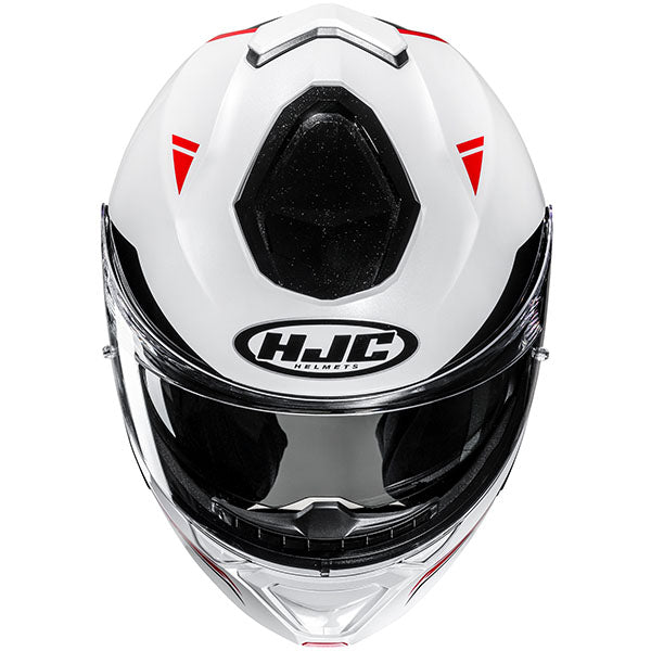 front view of HJC SKU 848120105, sizes XS, SM, MD, LG, XL for motorcycle helmet, street bike, full-face helmet, and powersports use.