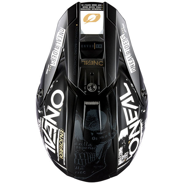 Catalog studio image of O'Neal, 5 Series Attack V.23 Helmet, SKU 0628-175, color options Black/Neon, Black/White, sizes XS–2X