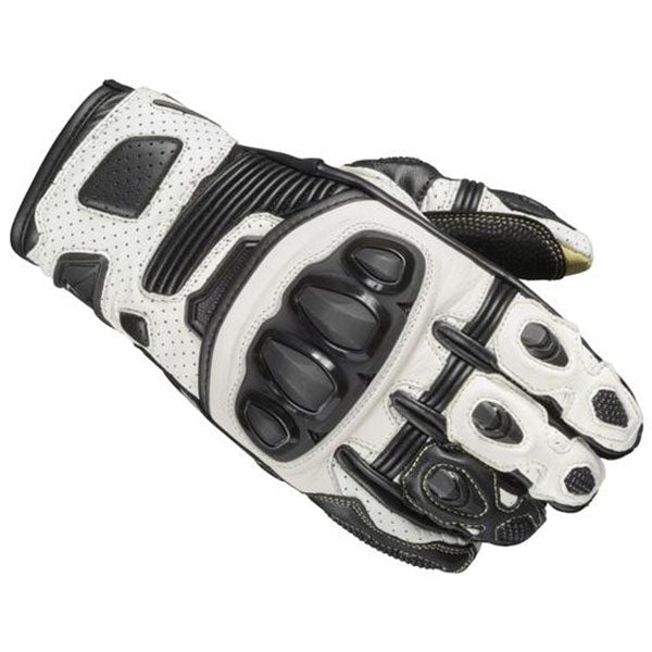 Product image of BTO 0005 Cortech BTO Sector Pro ST Glove White1 motocross gloves showing fit, construction, and colorway | Available at BTO Sports