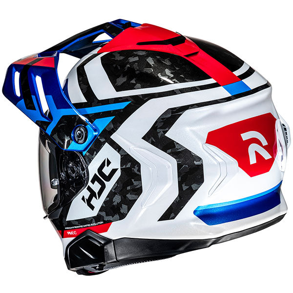 rear view of HJC SKU 855102103, sizes XS, SM, MD, LG, XL for motorcycle helmet, street bike, full-face helmet, and powersports use.