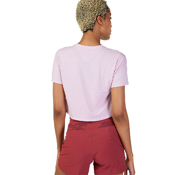 Crisp studio image on a white background of Fox Racing Zenade Tech Tee (Womens); showing tee fit, printed graphics, and crew neckline; SKU 30816-175-XS