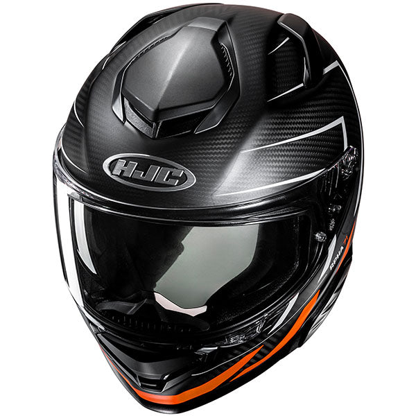 top view of HJC SKU 849130108, sizes XS, SM, MD, LG, XL for motorcycle helmet, street bike, full-face helmet, and powersports use.
