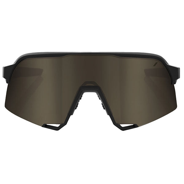 Catalog studio image of 100%, S3 Sunglasses, color options Polished Translucent Grey w/ Purple Multilayer Mirror Lens, Soft Tact Black w/ Soft Gold Mirror Lens, Polished Translucent Lavender w/ Hiper Lavender Mirror Lens