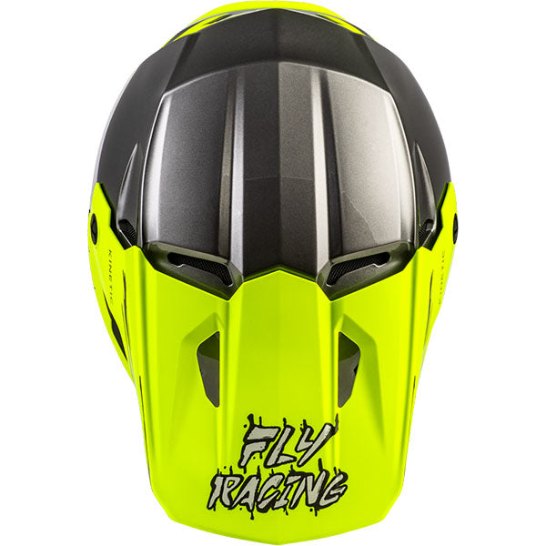 studio product photo of product in Grey/Hi-Viz for dirt bike, motocross, off road. SKU 73-872YM.