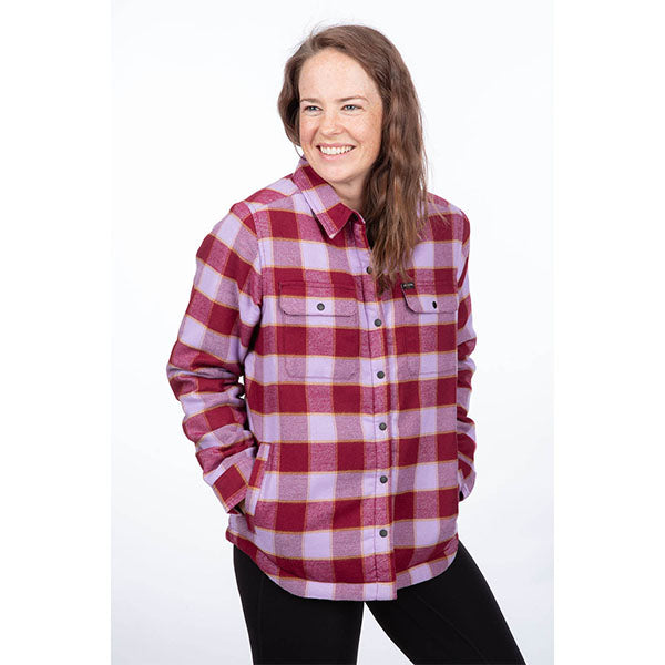 High-resolution studio image of Klim; showing flannel shirt fit, button front, and plaid pattern; SKU 3593-000-150-786