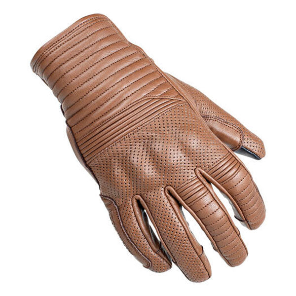 Product image of BTO 0009 Cortech BTO Cuff Leather Glove Brown1 motocross gloves showing fit, construction, and colorway | Available at BTO Sports