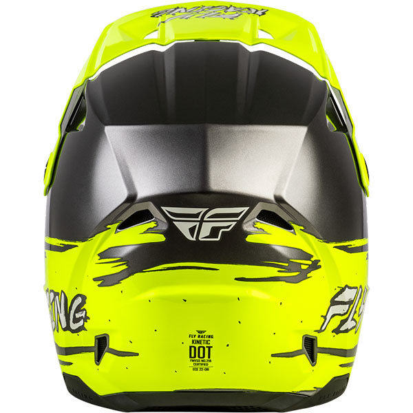 studio product photo of product in Grey/Hi-Viz for dirt bike, motocross, off road. SKU 73-872YL.