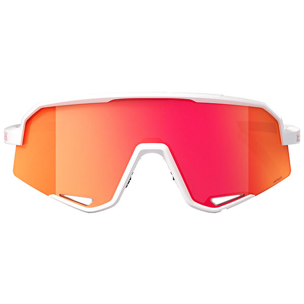 Product photo of 100%, Slendale Sunglasses, color options Gloss Carbon Fiber w/ Hiper Crimson Silver Mirror Lens, Satin Pitaya w/ Hiper Vital Pink Mirror Lens, Polished Translucent Grey w/ Purple Multilayer Mirror Lens, Matte White w/ Hiper Red Multilayer Mirror Lens, Matte Black w/ Hiper Blue Multilayer Mirror Lens, Matte Black w/ Smoke Lens