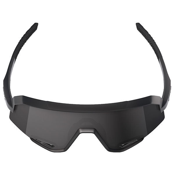 Catalog studio image of 100%, Slendale Sunglasses, color options Gloss Carbon Fiber w/ Hiper Crimson Silver Mirror Lens, Satin Pitaya w/ Hiper Vital Pink Mirror Lens, Polished Translucent Grey w/ Purple Multilayer Mirror Lens, Matte White w/ Hiper Red Multilayer Mirror Lens, Matte Black w/ Hiper Blue Multilayer Mirror Lens, Matte Black w/ Smoke Lens