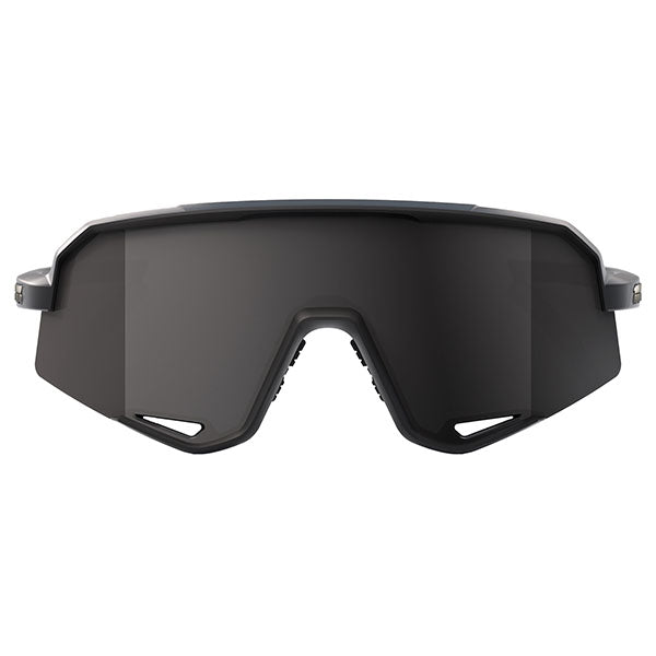 High-resolution studio image of 100%, Slendale Sunglasses, color options Gloss Carbon Fiber w/ Hiper Crimson Silver Mirror Lens, Satin Pitaya w/ Hiper Vital Pink Mirror Lens, Polished Translucent Grey w/ Purple Multilayer Mirror Lens, Matte White w/ Hiper Red Multilayer Mirror Lens, Matte Black w/ Hiper Blue Multilayer Mirror Lens, Matte Black w/ Smoke Lens