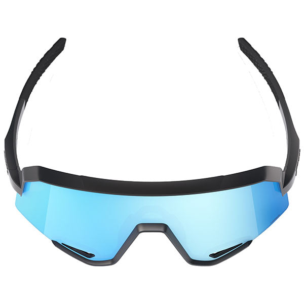 Product photo of 100%, Slendale Sunglasses, color options Gloss Carbon Fiber w/ Hiper Crimson Silver Mirror Lens, Satin Pitaya w/ Hiper Vital Pink Mirror Lens, Polished Translucent Grey w/ Purple Multilayer Mirror Lens, Matte White w/ Hiper Red Multilayer Mirror Lens, Matte Black w/ Hiper Blue Multilayer Mirror Lens, Matte Black w/ Smoke Lens