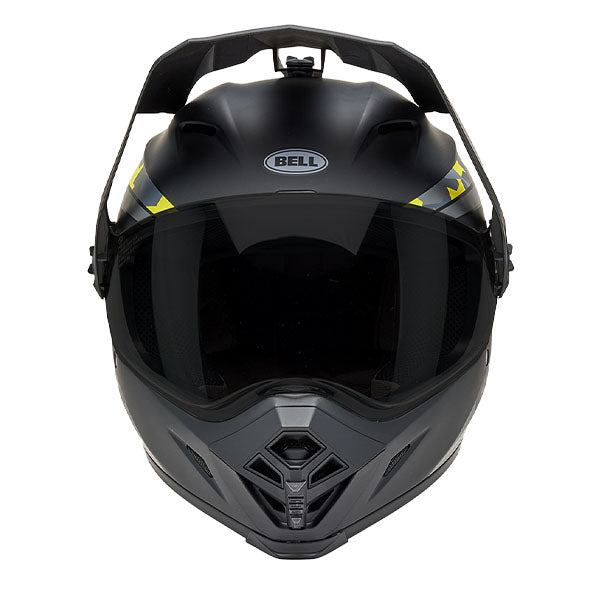 motorcycle helmet, showing aerodynamic shell design, ventilation ports, and secure retention system built for rider comfort and protection. SKU 07163987.
