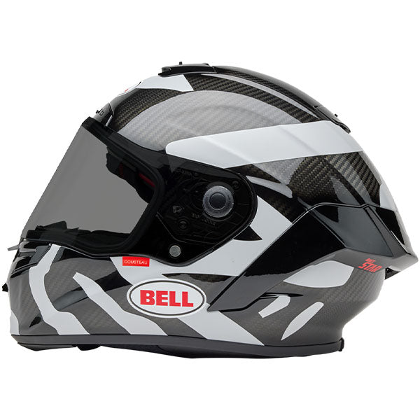 motorcycle helmet, showing aerodynamic shell design, ventilation ports, and secure retention system built for rider comfort and protection. SKU 07164102.