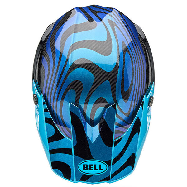 motorcycle helmet, showing aerodynamic shell design, ventilation ports, and secure retention system built for rider comfort and protection