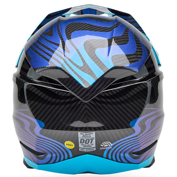 motorcycle helmet, showing aerodynamic shell design, ventilation ports, and secure retention system built for rider comfort and protection