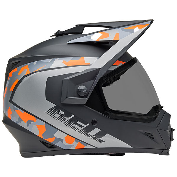 motorcycle helmet, showing aerodynamic shell design, ventilation ports, and secure retention system built for rider comfort and protection. SKU 07163983.