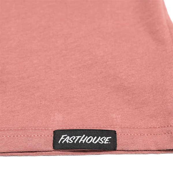 Crisp studio image on a white background of Fasthouse Vow Tee (Girls); showing long-sleeve cut, printed graphics, and crew neckline; SKU 32978219