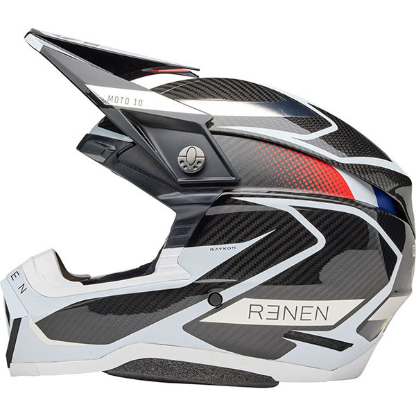 motorcycle helmet, showing aerodynamic shell design, ventilation ports, and secure retention system built for rider comfort and protection. SKU 07163711.