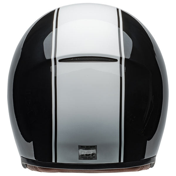 motorcycle helmet, angled view, showing aerodynamic shell design, ventilation ports, and secure retention system built for rider comfort and protection. SKU 07158750.