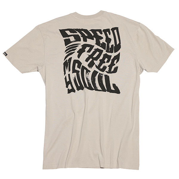 Crisp studio image on a white background of Fasthouse Surface Tee; showing tee fit, printed graphics, and crew neckline; SKU 3296280504; Sizes: S-3XL