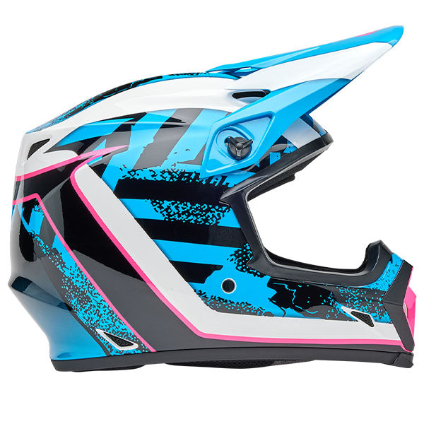 motorcycle helmet, showing aerodynamic shell design, ventilation ports, and secure retention system built for rider comfort and protection. SKU 07164049.