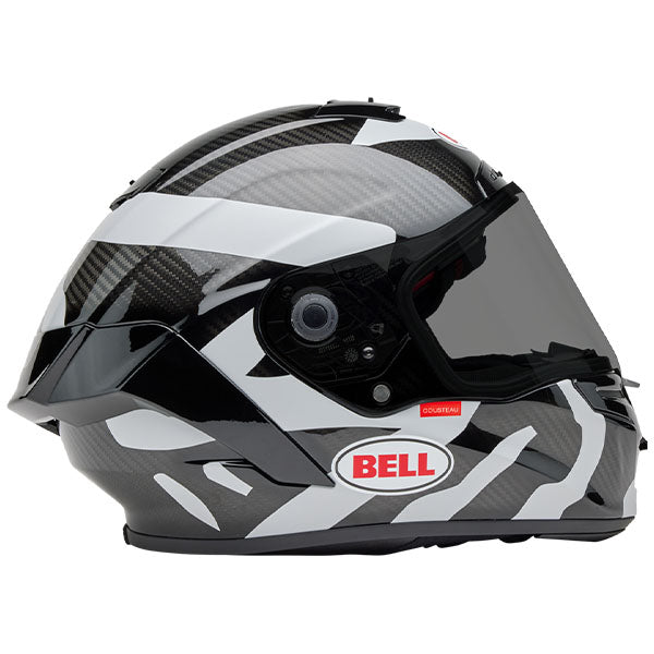 motorcycle helmet, showing aerodynamic shell design, ventilation ports, and secure retention system built for rider comfort and protection. SKU 07164104.