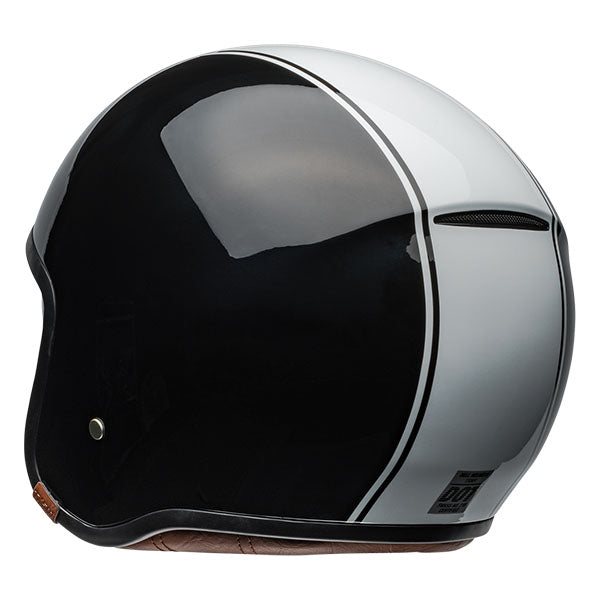 motorcycle helmet, angled view, showing aerodynamic shell design, ventilation ports, and secure retention system built for rider comfort and protection. SKU 07158748.