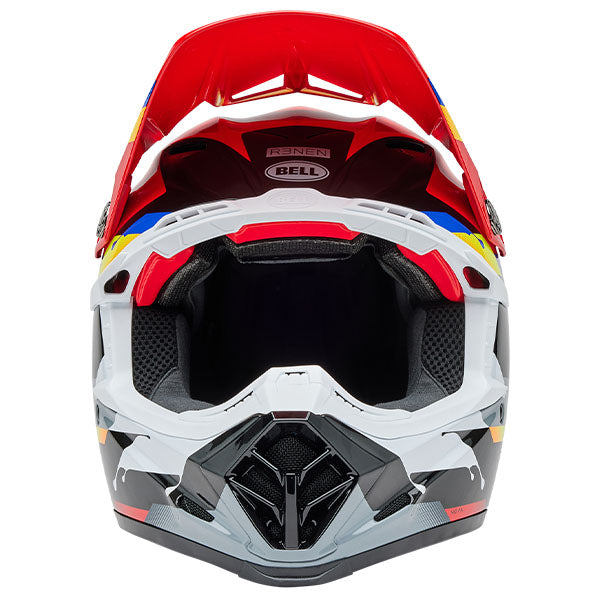motorcycle helmet, showing aerodynamic shell design, ventilation ports, and secure retention system built for rider comfort and protection. SKU 07163775.