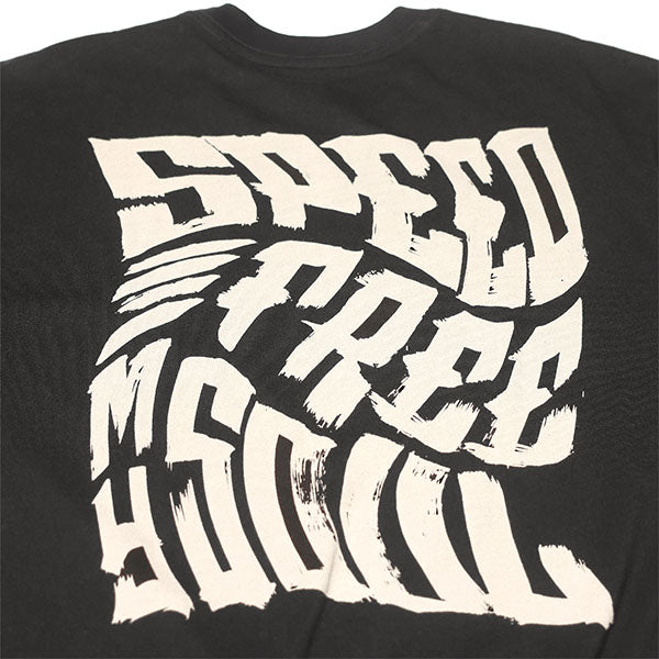 Studio photo on a white background of Fasthouse Surface Tee; showing tee fit, printed graphics, and crew neckline; SKU 3296280504; Sizes: S-3XL