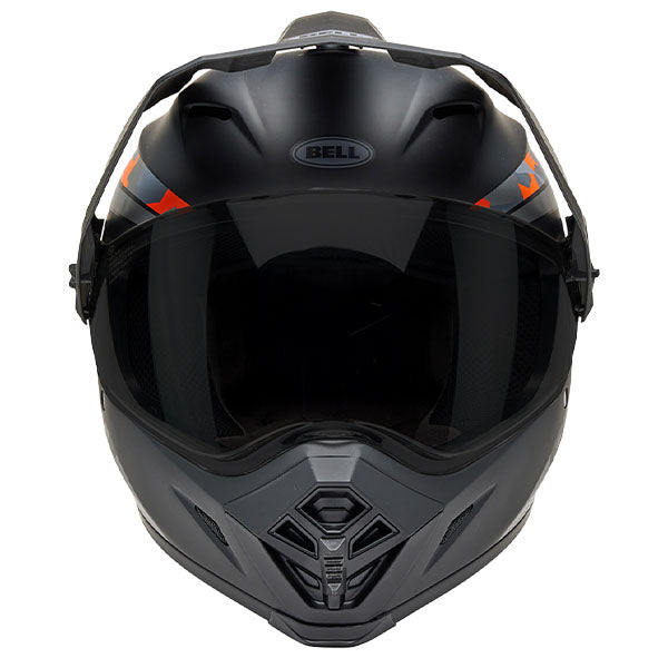 motorcycle helmet, showing aerodynamic shell design, ventilation ports, and secure retention system built for rider comfort and protection. SKU 07163985.