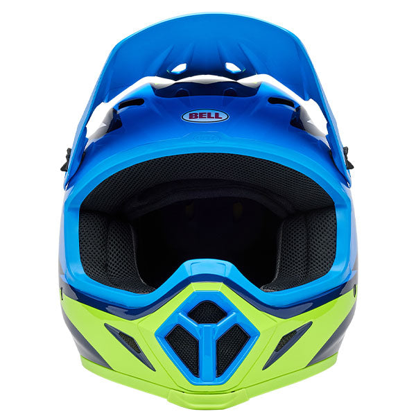 motorcycle helmet, showing aerodynamic shell design, ventilation ports, and secure retention system built for rider comfort and protection. SKU 07163915.