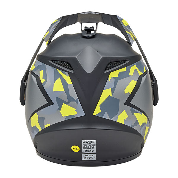 motorcycle helmet, showing aerodynamic shell design, ventilation ports, and secure retention system built for rider comfort and protection