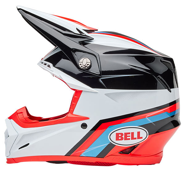 motorcycle helmet, showing aerodynamic shell design, ventilation ports, and secure retention system built for rider comfort and protection. SKU 07163818.