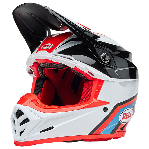 motorcycle helmet, showing aerodynamic shell design, ventilation ports, and secure retention system built for rider comfort and protection. SKU 07163781.
