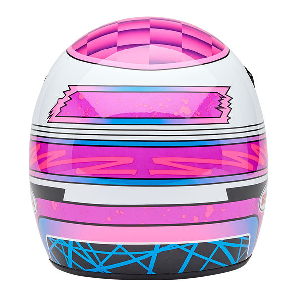 motorcycle helmet, showing aerodynamic shell design, ventilation ports, and secure retention system built for rider comfort and protection
