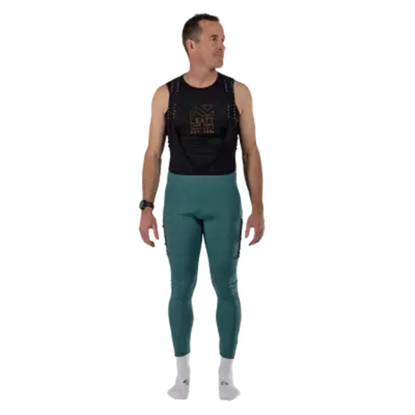 Image showing Leatt, Endurance 4.0 Bib Long (MTB) Mountain Bike in Black, Colors: Black, Teal, Sizes: 2-3, SKU: 5025103542