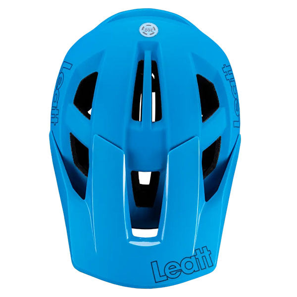 Product photo showing Leatt, V25 Enduro 2.0 Helmet (MTB) Mountain Bike, Colors: Cyan, Lava, Purple, Stealth, White, Sizes: LG, MD, SM